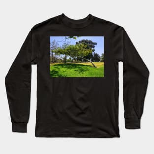 Sideways tree in Southern California Summer Long Sleeve T-Shirt